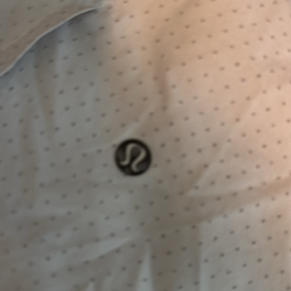 Off White Lululemon lined Athletic Shorts - Picture 3 of 3